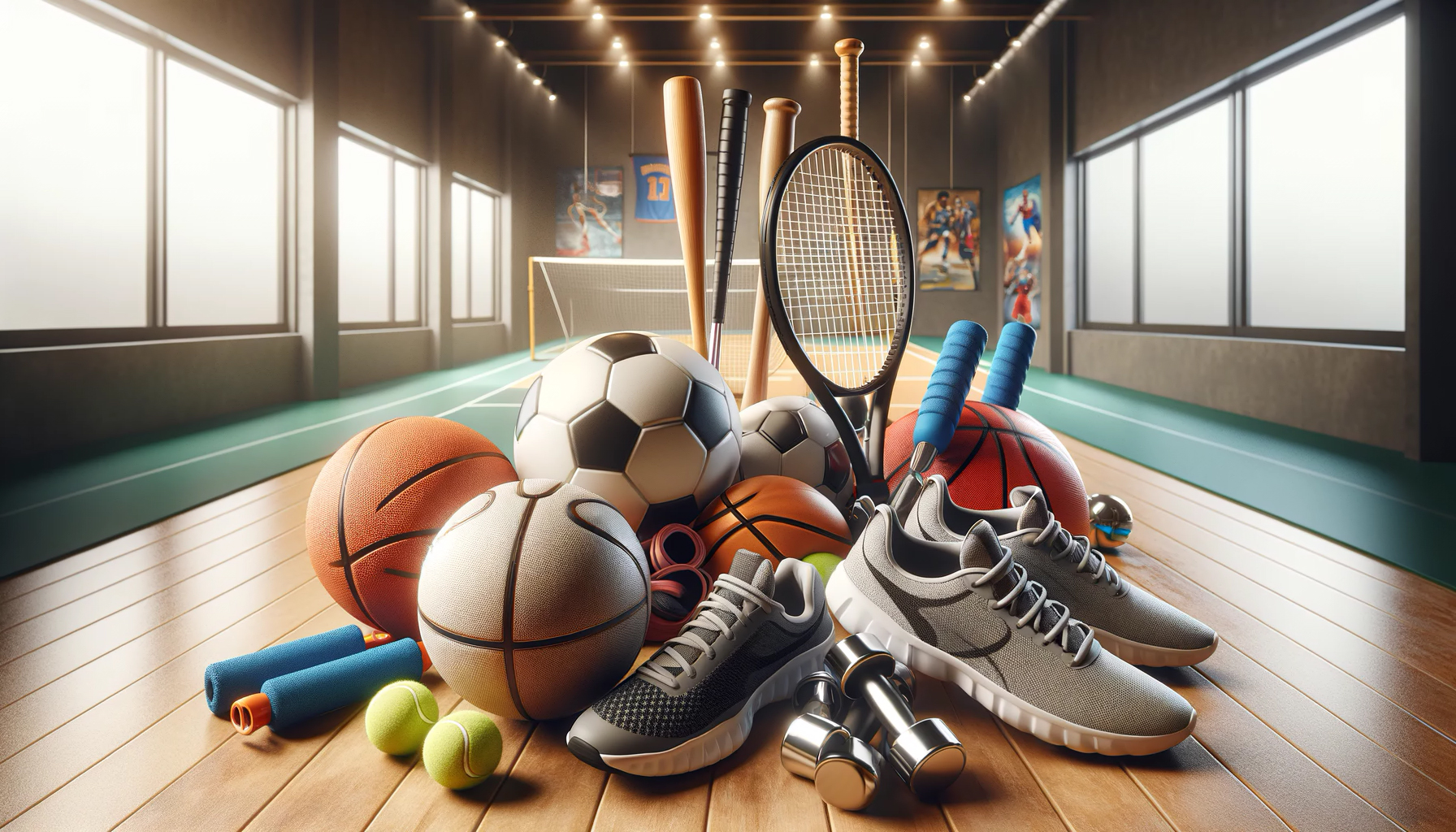 운동 시작 스포츠 용품